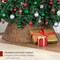 Unlit Artificial Spruce Christmas Tree, Realistic Full Shape with Foldable Metal Base for Indoor Holiday Decor